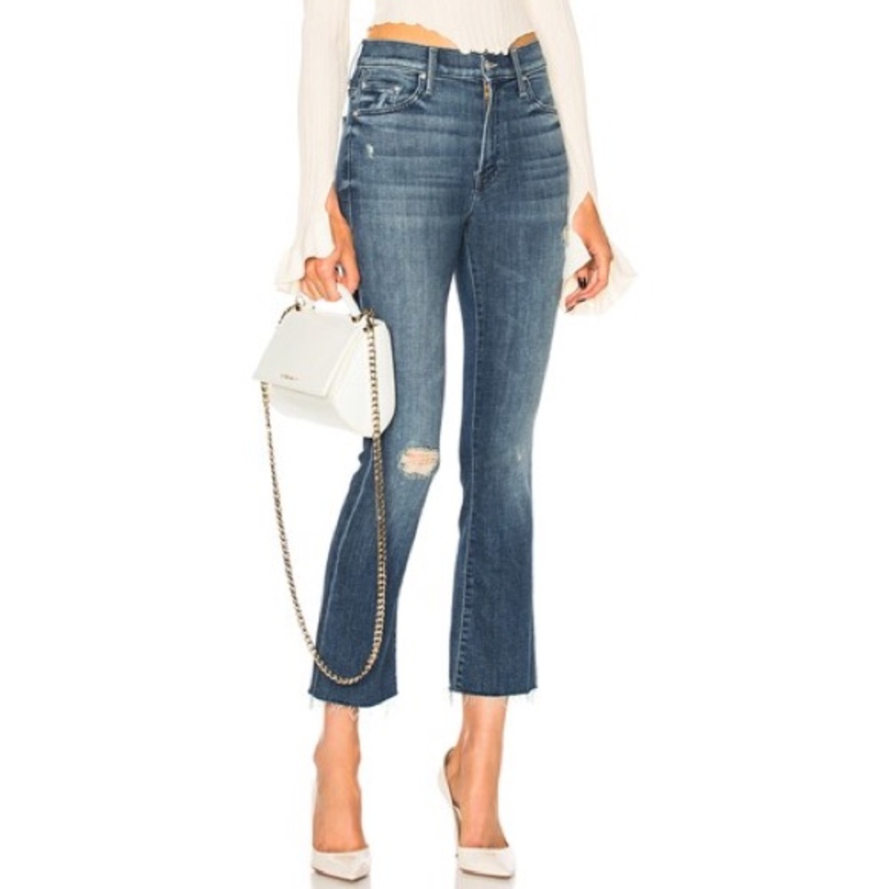 MOTHER Denim Insider Crop Fray in Gypsy Size 29 - Picture 2 of 11